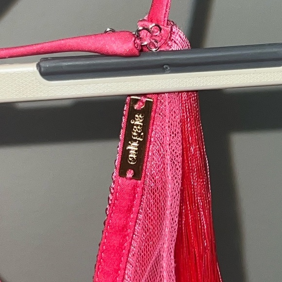 Cult Gaia Quella Fringed top in pink - Picture 6 of 14